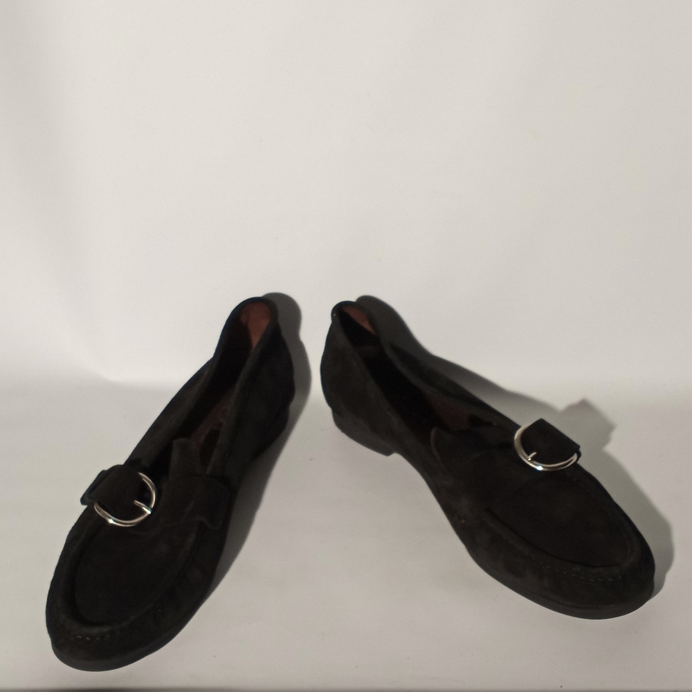 AGL Black Suede Loafer, size 41